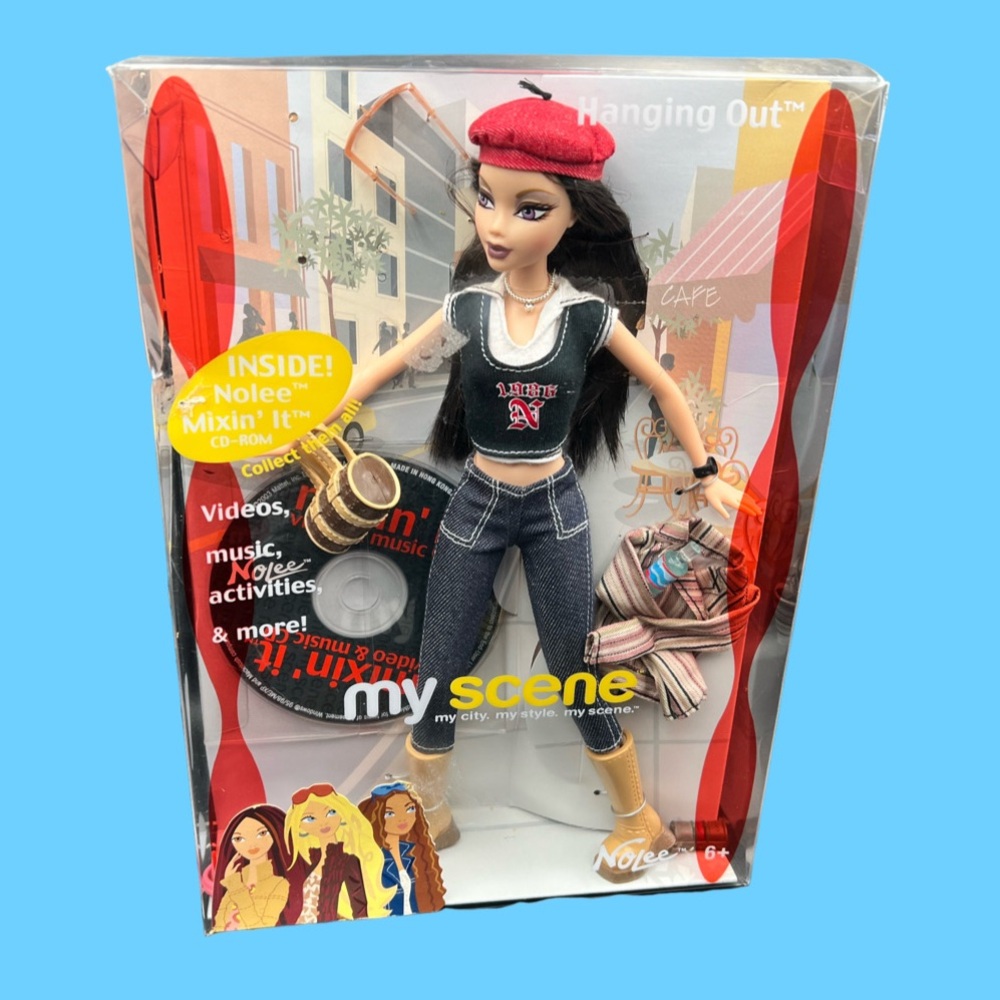 My Scene Nolee 2003 NRFB Hanging Out Mixing It Up Barbie Mattel Doll - Picture 2 of 15